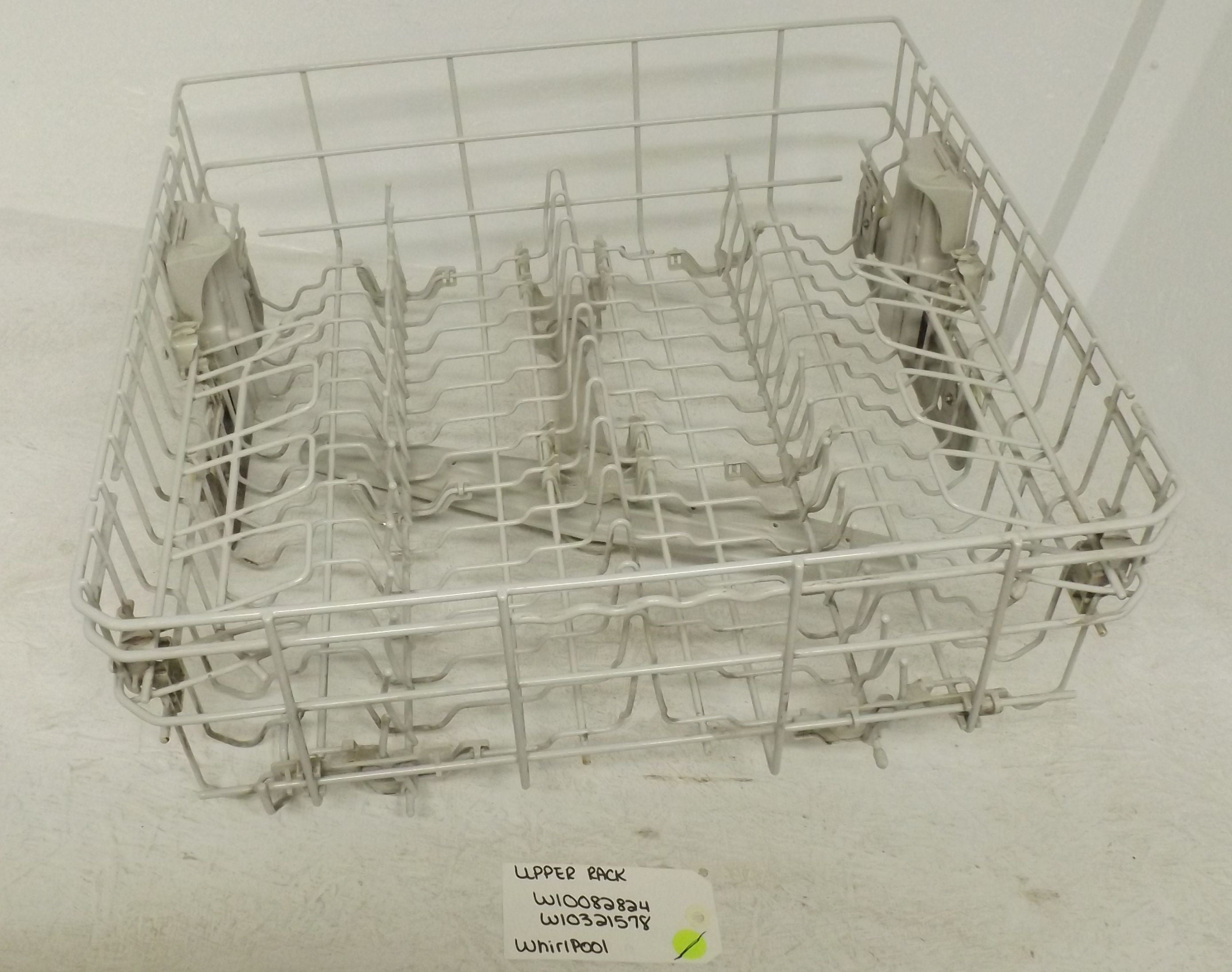 WHIRLPOOL DISHWASHER W10082824 W10321578 UPPER RACK (USED) WHIRLPOOL DISHWASHER W10082824 W10321578 UPPER RACK (USED)